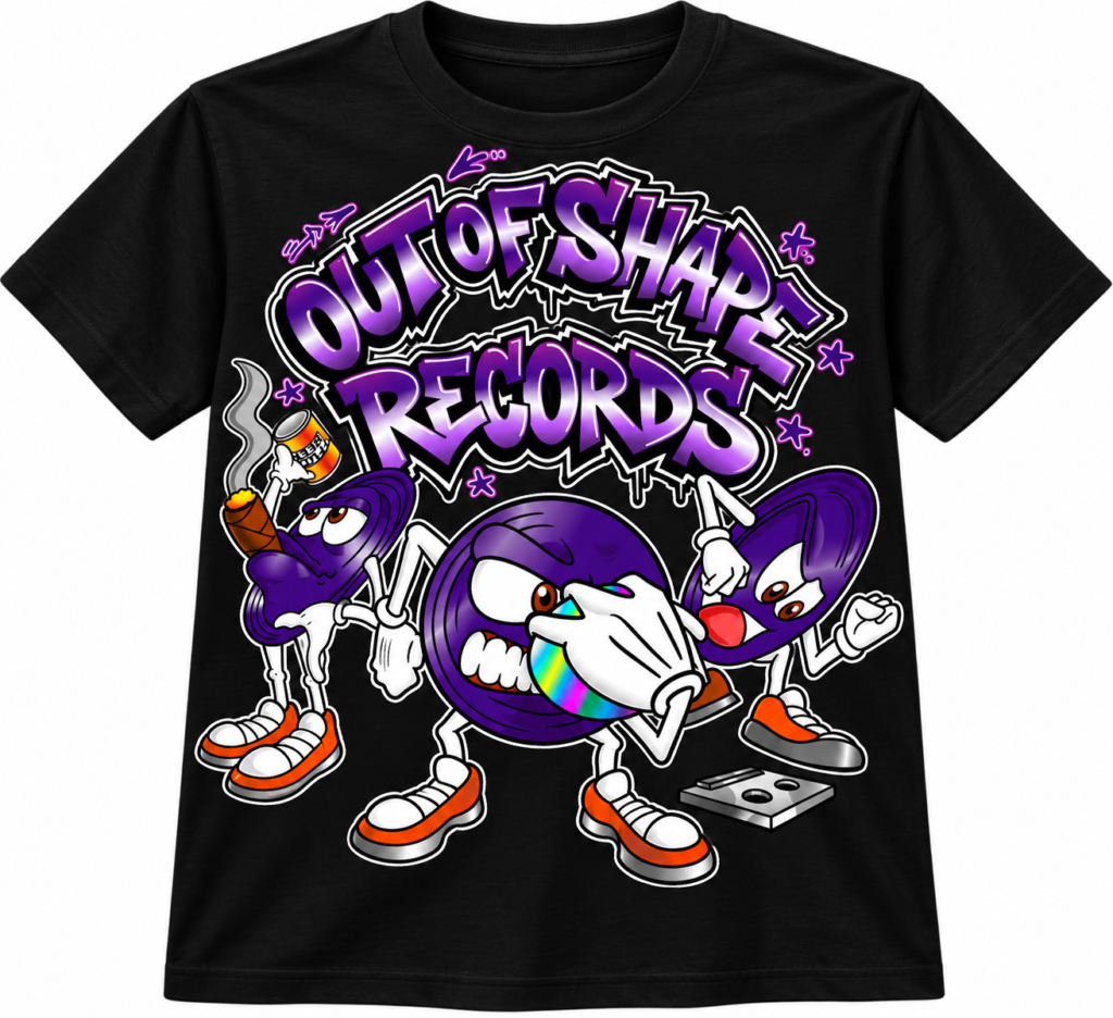 Out of Shape Records Graphic T-Shirt